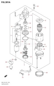 DF8A From 00801F-010001 (P01)  2010 drawing STARTING MOTOR