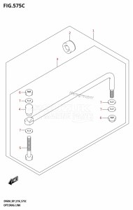 DF60A From 06003F-610001 (E01 E40)  2016 drawing OPT:DRAG LINK (DF50ATH:E01)