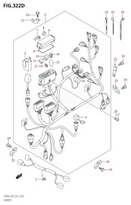 04003F-410001 (2014) 40hp E03-USA (DF40A) DF40A drawing HARNESS (DF50AVT)