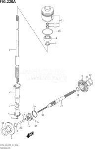 02504F-340001 (2023) 25hp P03-U.S.A (DF25A    DF25AT    DF25ATH    DT25K) DF25A drawing TRANSMISSION