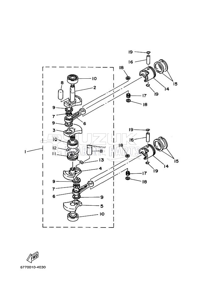 CRANKSHAFT--PISTON