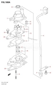 DF4 From 00401F-980001 (P03)  2009 drawing WATER PUMP (K3,K4)