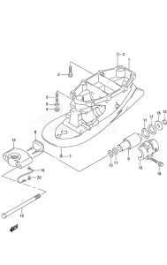 DF 200 drawing Drive Shaft Housing (Type: L)