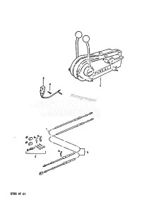 DT85 From 8501-410444 till 412597 ()  1984 drawing OPT : REMOTE CONTROL