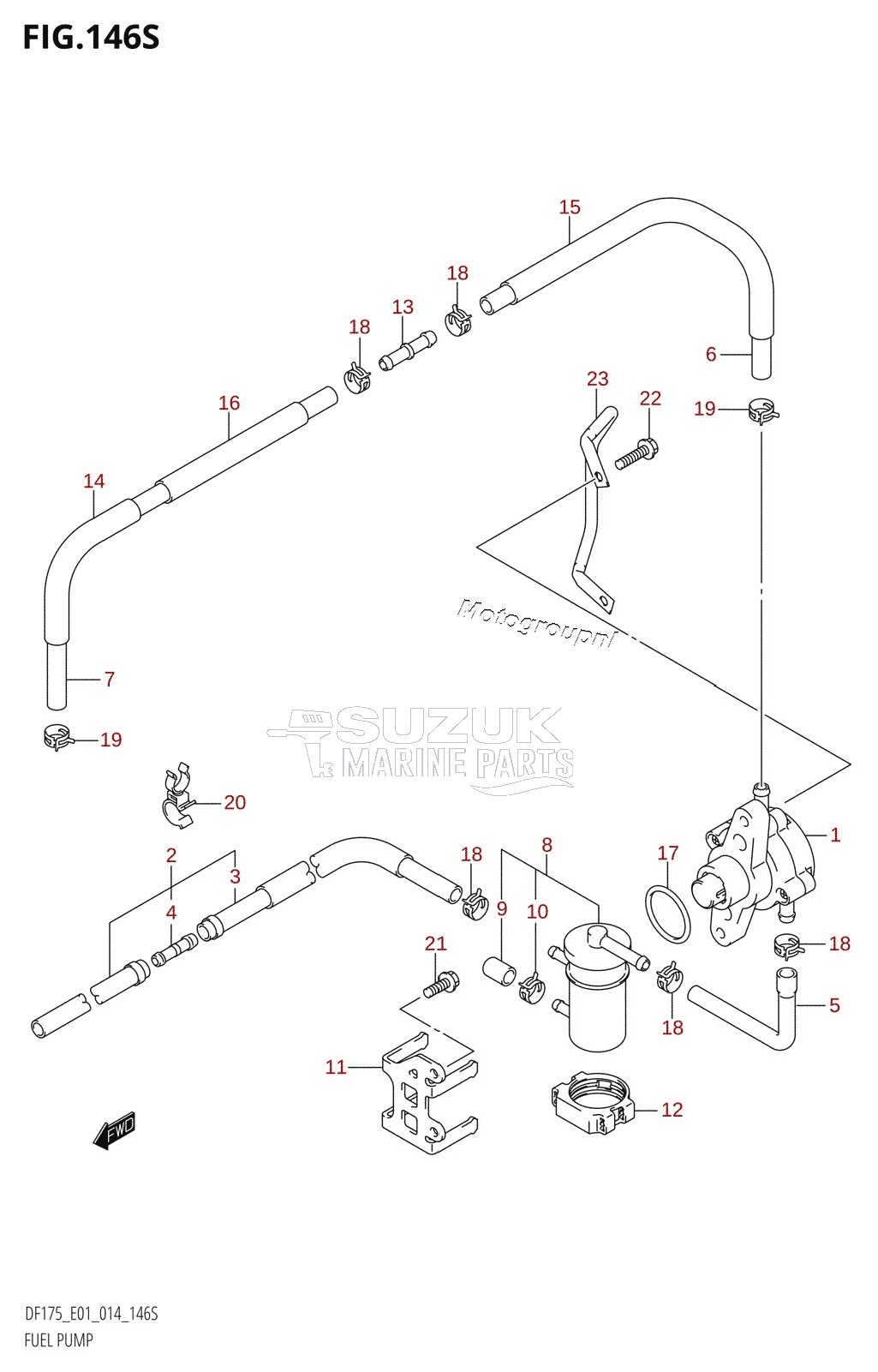 FUEL PUMP (DF175ZG:E40)