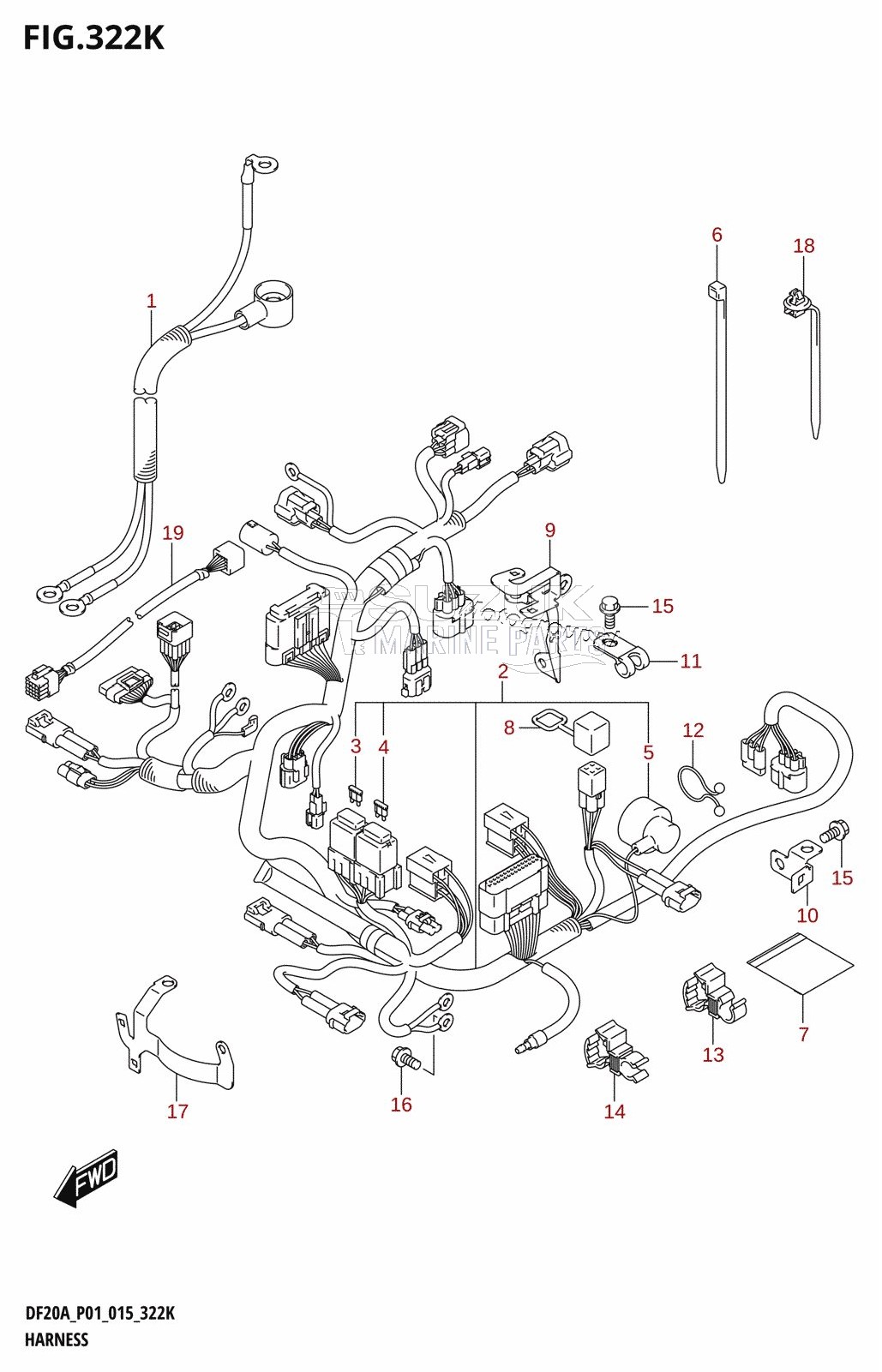 HARNESS (DF20AT:P01)