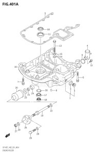 14001Z-371001 (2003) 140hp E01-Gen. Export 1 (DF140ZK3) DF140 drawing ENGINE HOLDER (K2,K3,K4,K5,K6)