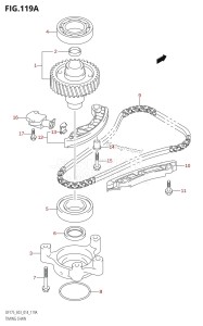 DF175ZG From 17502Z-410001 (E03)  2014 drawing TIMING CHAIN