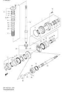 DF140 From 14000Z-251001 ()  2002 drawing TRANSMISSION (COUNTER ROTATION)