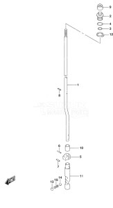 DF 50A drawing Clutch Rod