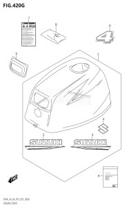 DF5A From 00503F-040001 (P01)  2020 drawing ENGINE COVER (DF4A:(021,022,023))