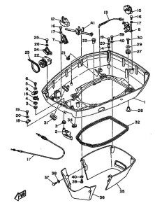 L250AET drawing BOTTOM-COWLING