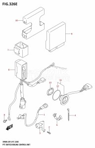 DF40A From 04003F-710001 (E01)  2017 drawing PTT SWITCH /​ ENGINE CONTROL UNIT (DF50A:E01)