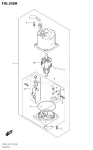 DF250ST From 25004F-810001 (E03)  2018 drawing PTT MOTOR (X-TRANSOM,XX-TRANSOM)