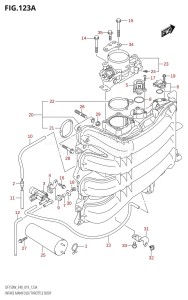 DF150 From 15002Z-910001 (E40)  2019 drawing INTAKE MANIFOLD /​ THROTTLE BODY