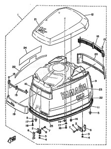 L250AETO drawing TOP-COWLING