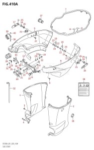 DF200A From 20003F-040001 (E01 E40)  2020 drawing SIDE COVER (DF200AT,DF175AT,DF175AZ,DF150AT,DF150AZ)