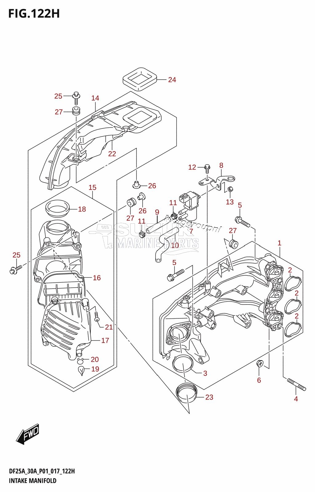 INTAKE MANIFOLD (DF30ATH:P01)