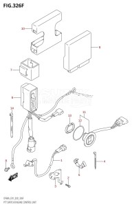 DF40A From 04003F-040001 (E01)  2020 drawing PTT SWITCH /​ ENGINE CONTROL UNIT (DF60A:E40,DF60ATH:E40)