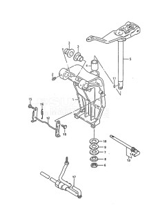 Outboard DT 85 drawing Swivel Bracket (1988 to 1994)