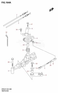 DF225T From 22503F-340001 (E11 E40)  2023 drawing THROTTLE ROD