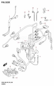 DF30A From 03003F-510001 (P01 P40)  2015 drawing HARNESS (DF30A:P40)