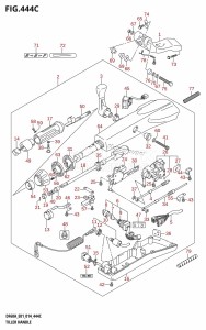 DF40A From 04004F-410001 (E34-Italy)  2014 drawing TILLER HANDLE (DF50ATH:E01)