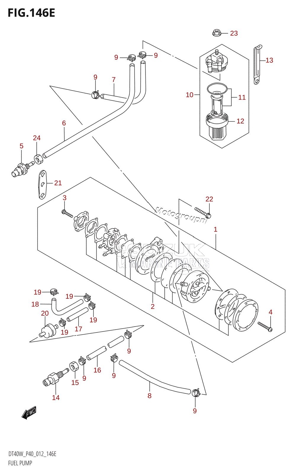 FUEL PUMP (DT40WK:P40)