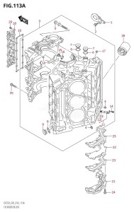 DF200 From 20002F-610001 (E03)  2016 drawing CYLINDER BLOCK (DF200T:E03)