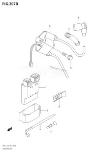 DF9.9 From 00992F-980001 (P03)  2009 drawing IGNITION COIL (K5,K6,K7,K8,K9,K10,011)