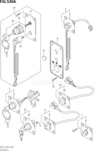 07001F-421001 (2004) 70hp E03-USA (DF70TK4) DF70 drawing OPT:SWITCH (W,X,Y,K1,K2,K3,K4)