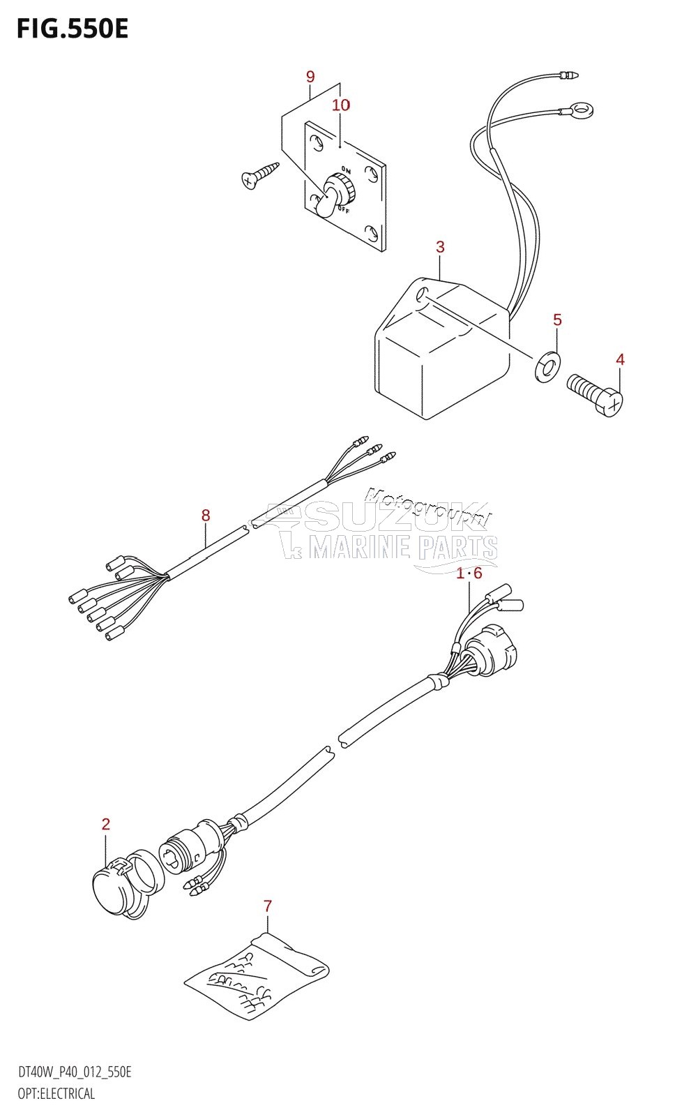 OPT:ELECTRICAL (DT40WR:P40:E-STARTER)