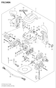 15003P-710001 (2017) 150hp E03-USA (DF150AP) DF150AP drawing OPT:REMOTE CONTROL ASSY DUAL