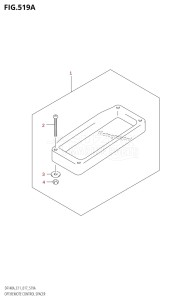 DF115AST From 11504F-710001 (E03)  2017 drawing OPT:REMOTE CONTROL SPACER