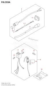 DT40 From 04005-910001 ()  2019 drawing OPT:ELECTRICAL (MANUAL STARTER) (DT40W,DT40WK)