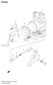 DF40A From 04004F-210001 (E34-Italy)  2012 drawing THROTTLE BODY (DF40AST E34)