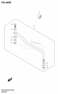 DF30A From 03003F-510001 (P01 P40)  2015 drawing DRAG LINK (DF25AT:P01)