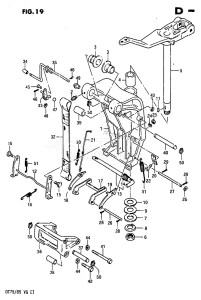 DT75 From 070501-60614 ()  1986 drawing SWIVEL BRACKET