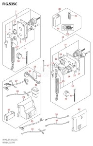 DF115A From 11503F-610001 (E01 E03 E11 E40)  2016 drawing OPT:KEY LESS START (DF115AZ:E11)