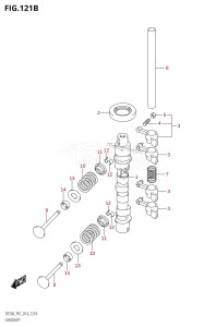 DF20A From 02002F-410001 (P01)  2014 drawing CAMSHAFT (DF9.9BR:P01)