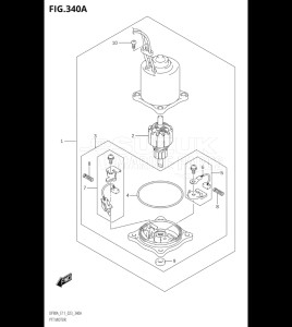 10004F-240001 (2022) 100hp E01 E40-Gen. Export 1 - Costa Rica (DF100BT  DF140Z) DF100B drawing PTT MOTOR