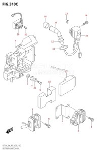 DF30A From 03003F-140001 (P01 P40)  2021 drawing RECTIFIER /​ IGNITION COIL (DF30A)