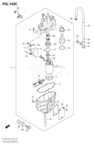 DF140AZ From 14003Z-040001 (E40)  2020 drawing FUEL VAPOR SEPARATOR (DF140AZ:E01)