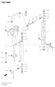 09003F-110001 (2011) 90hp E03-USA (DF90AT) DF90A drawing FUEL INJECTOR