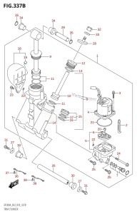 DF250A From 25003P-810001 (E03)  2018 drawing TRIM CYLINDER (L-TRANSOM)