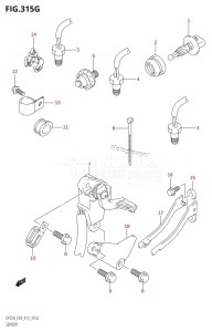 DF250ST From 25004F-310001 (E03)  2013 drawing SENSOR (DF250ST:E03)