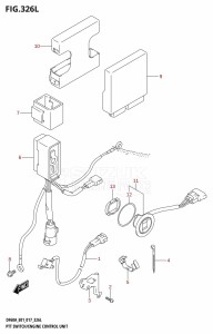 DF40A From 04004F-710001 (E34-Italy)  2017 drawing PTT SWITCH /​ ENGINE CONTROL UNIT (DF60ATH:E01)