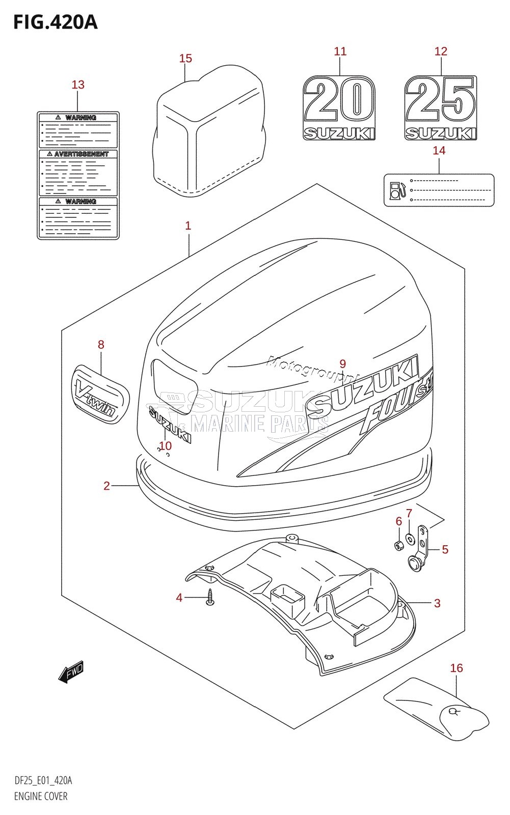 ENGINE COVER (K6,K7,K8,K9)