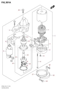 DF70A From 07003F-710001 (E03)  2017 drawing STARTING MOTOR