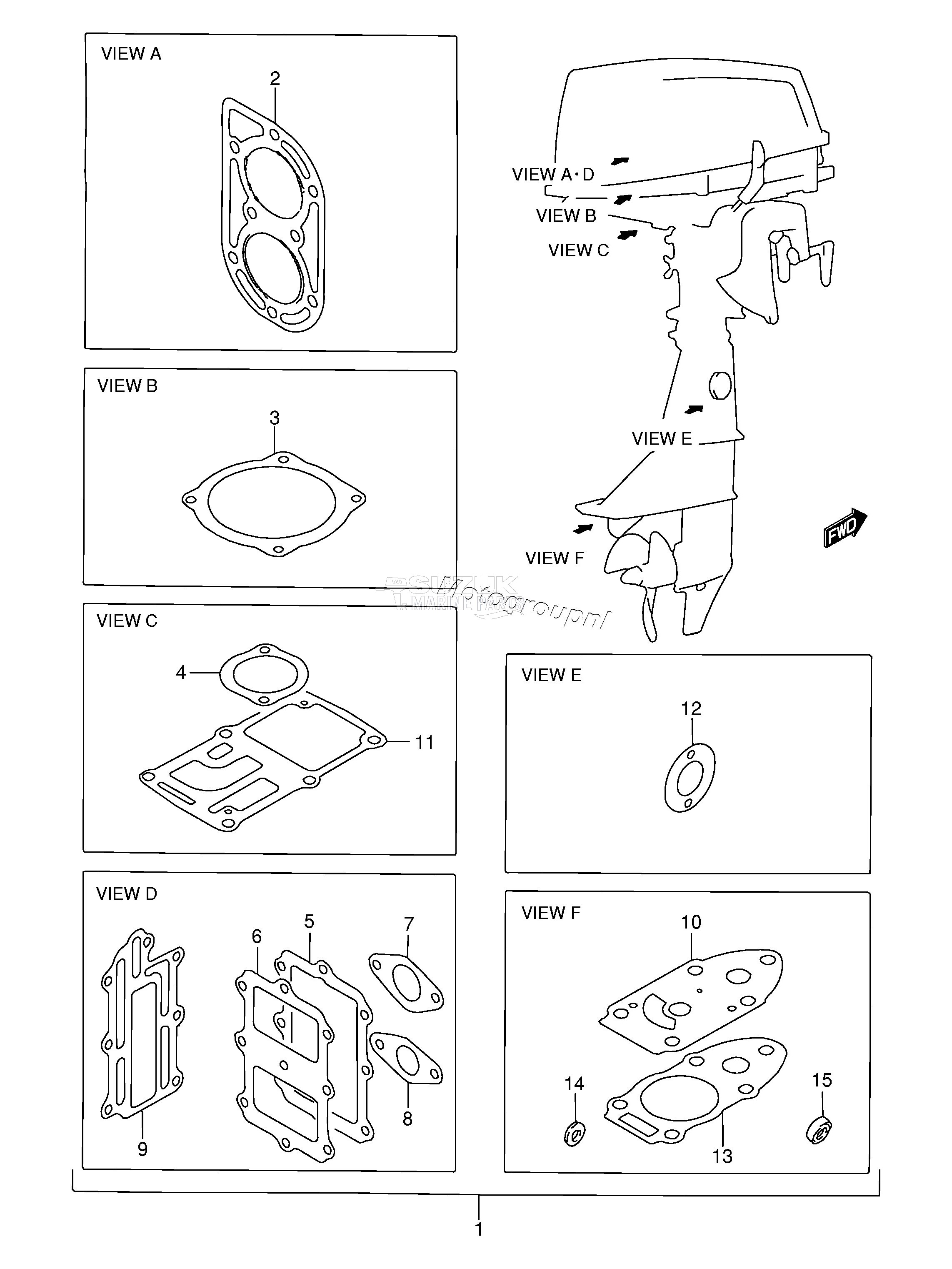 OPTIONAL : GASKET SET